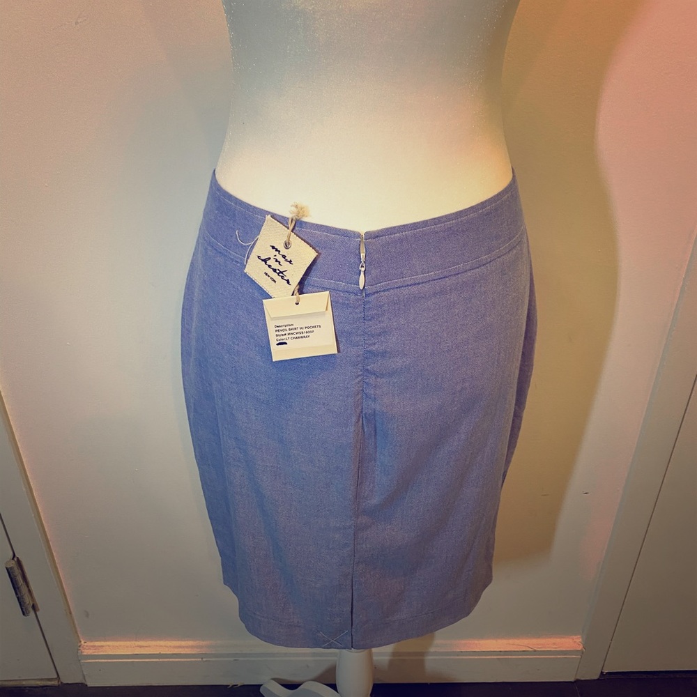 Pencil Skirt with Pockets